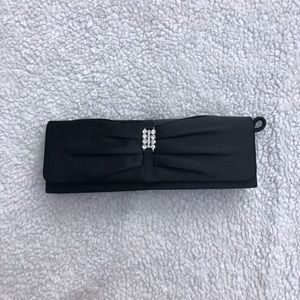 Black Rhinestone Clutch